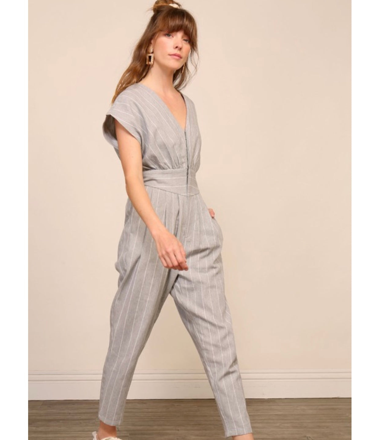 Pin Stripes Jumpsuit