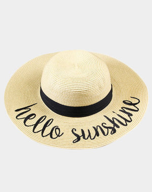 “Hello Sunshine” Sun Hat