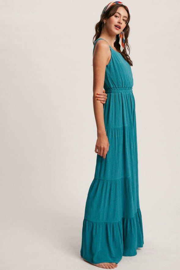 Emerald Wide Leg Jumpsuit