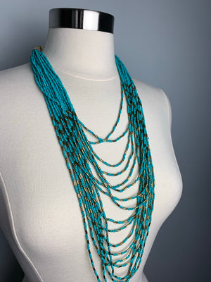 Multi Strands Turquoise Necklace