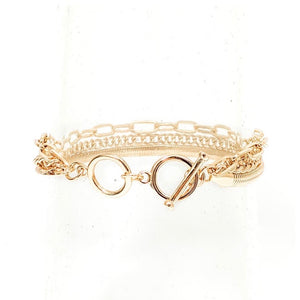 Chain bracelet trio