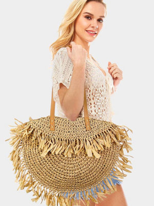 Round Straw Bag