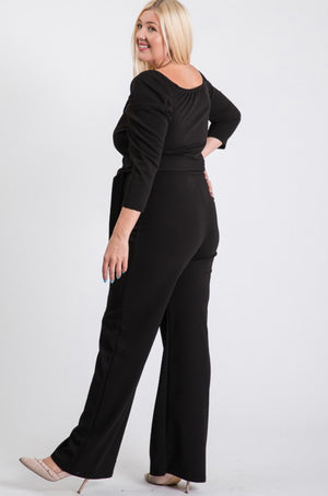 Plus Size Black Jumpsuit