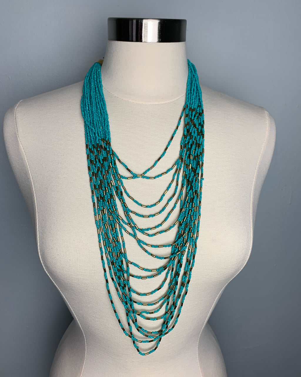 Multi Strands Turquoise Necklace